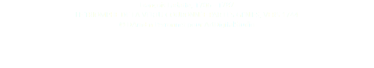 François Ladatte, 1706 - 1787 LE TRIOMPHE DE LA VERTU COURONNÉE PAR LES GÉNIES, VERS 1744 © DAmiEn Perronnet pour ArtDigitalStudio 